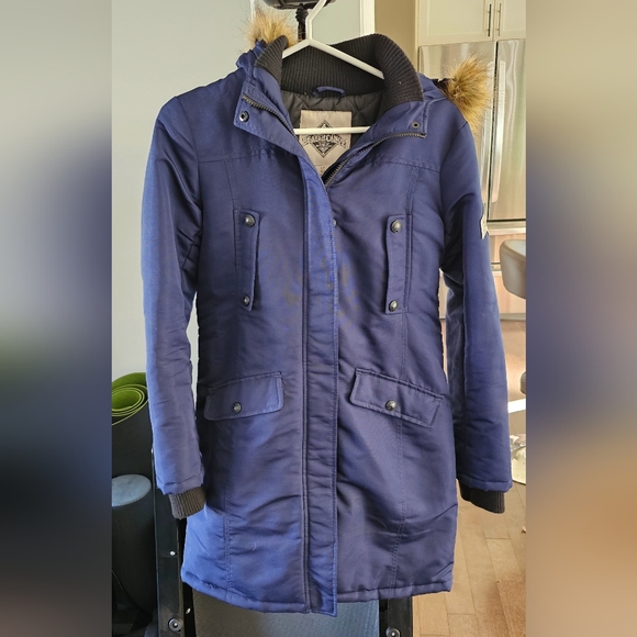 Roots Jackets & Blazers - Beaver Canoe Roots Navy Blue Jacket